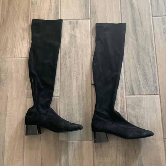 MNG black knee high boots - Picture 1 of 8